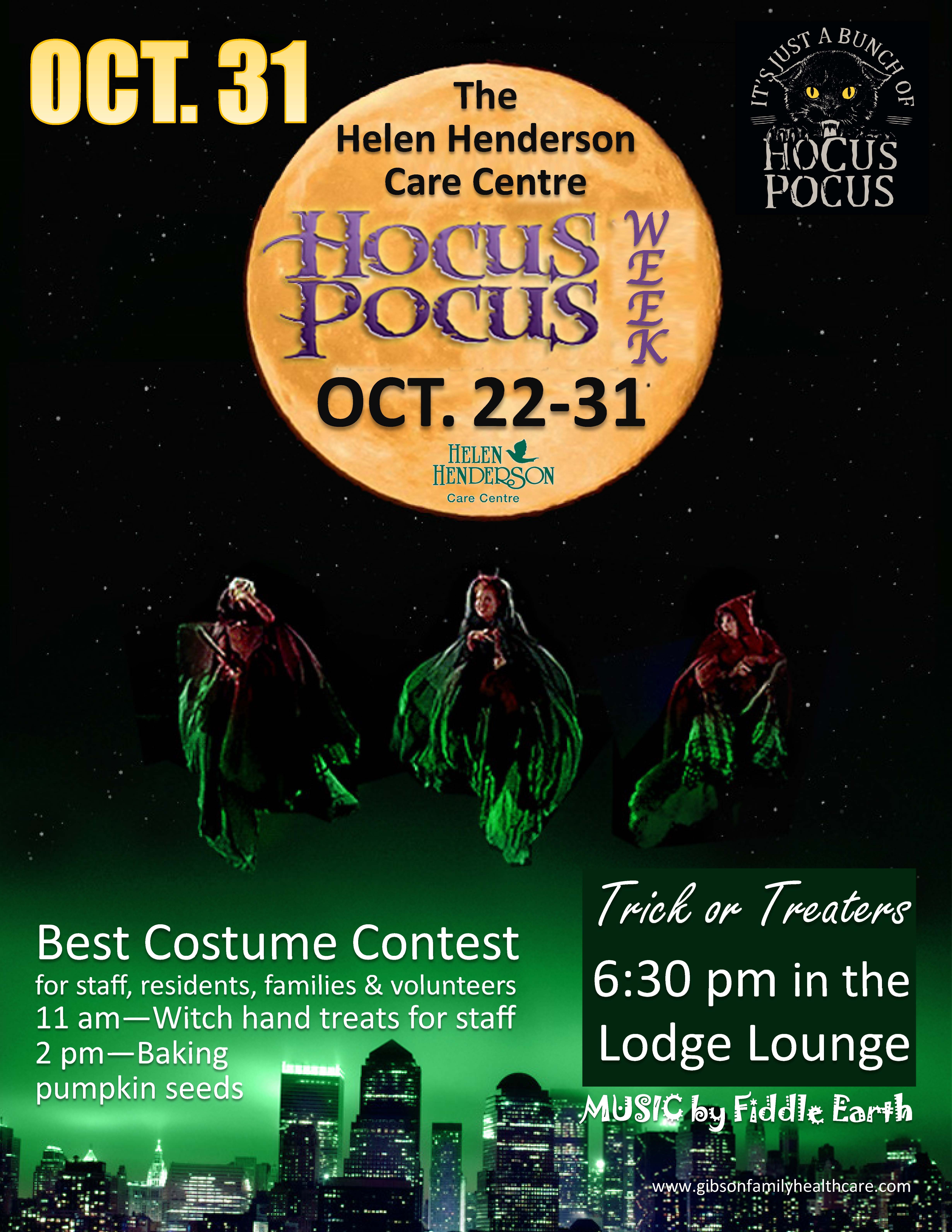 Hocus Pocus Oct. 31